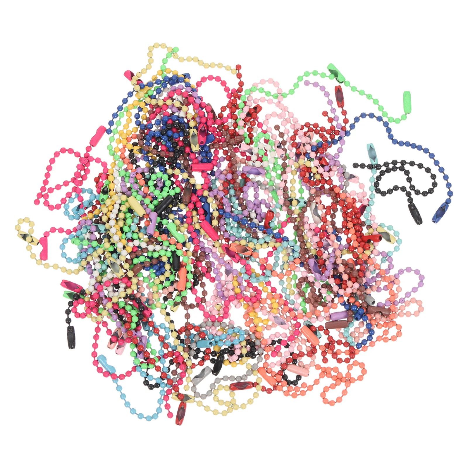 100pcs Colorful Ball Bead Chain Round For Diy Jewelry Pendant Tags Decor Craft Handmade Gift Chains Accessories
100pcs Colorful Ball Bead Chain Round For Diy Jewelry Pendant Tags Decor Craft Handmade Gift Chains Accessories