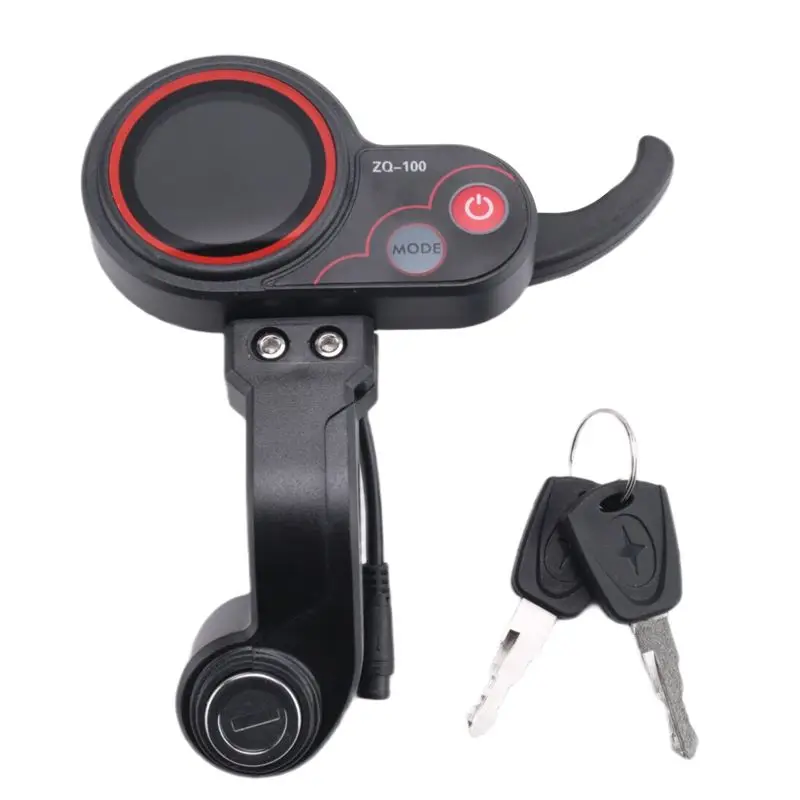 NEW HOT In Stock-ZQ-100 Mileage Meter With Key Speed Adjustable Electric Scooter Meter 6 Pin Display For Electric Scooter Dashbo
NEW HOT In Stock-ZQ-100 Mileage Meter With Key Speed Adjustable Electric Scooter Meter 6 Pin Display For Electric Scooter Dashbo