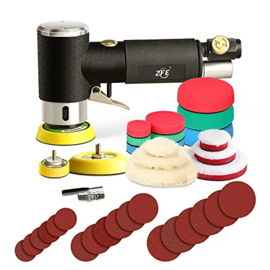 1/2/3 Inch Random Orbital Air Sander Mini Pneumatic Sander for Auto Body Work High Speed Air Powered Polisher with 15 Polishing
1/2/3 Inch Random Orbital Air Sander Mini Pneumatic Sander for Auto Body Work High Speed Air Powered Polisher with 15 Polishing