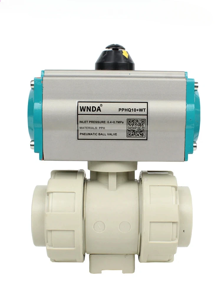 Hot melt pph pneumatic ball valves PPR plastic live connection double routing chemical switch quick shut-off valve
Hot melt pph pneumatic ball valves PPR plastic live connection double routing chemical switch quick shut-off valve