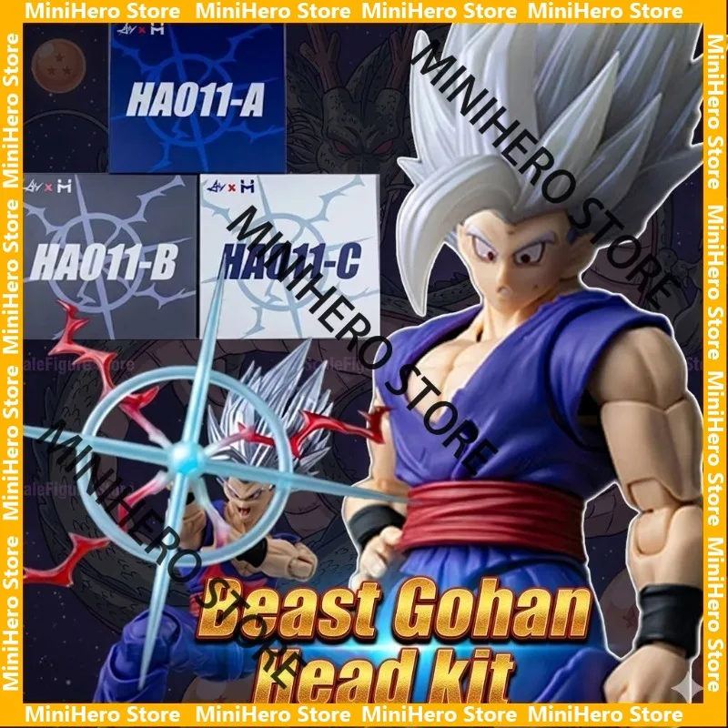 Сменная голова HM HA011 Бест Гохан для фигурки Dragon Ball Super Hero SHF, аксессуар для кастомизации аниме-фигурок
Сменная голова HM HA011 Бест Гохан для фигурки Dragon Ball Super Hero SHF, аксессуар для кастомизации аниме-фигурок