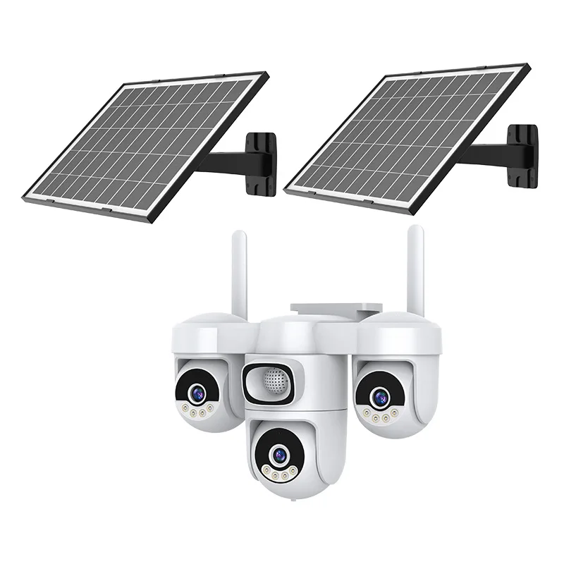 Solar camera monitor 360 degrees no dead ends no electricity no network night vision surveillance four-eye camera
Solar camera monitor 360 degrees no dead ends no electricity no network night vision surveillance four-eye camera