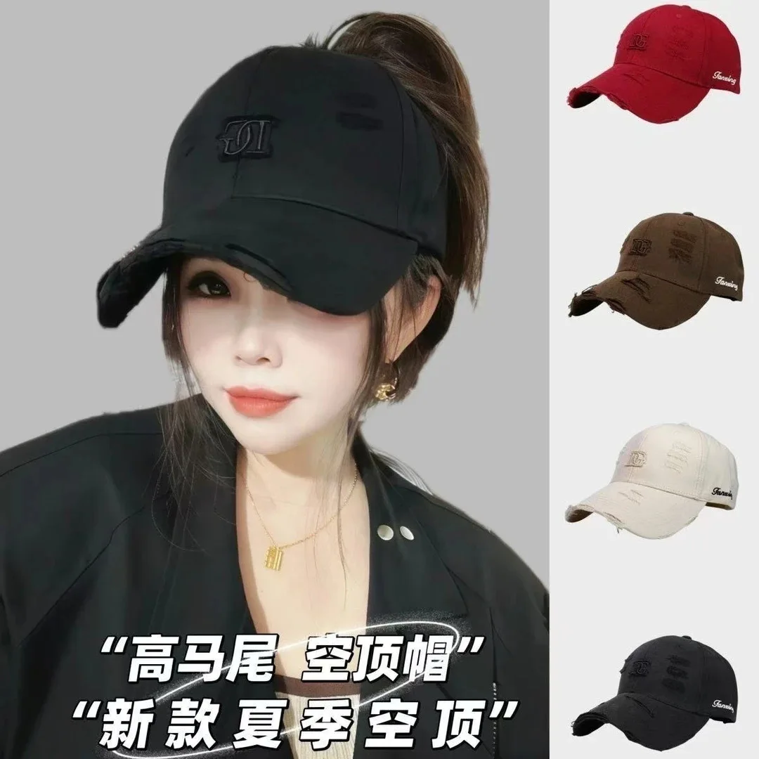 Women's Oversized Wide Brim Baseball Cap with High Ponytail Opening Back Sun Protection Visor for Outdoor Sports
Women's Oversized Wide Brim Baseball Cap with High Ponytail Opening Back Sun Protection Visor for Outdoor Sports