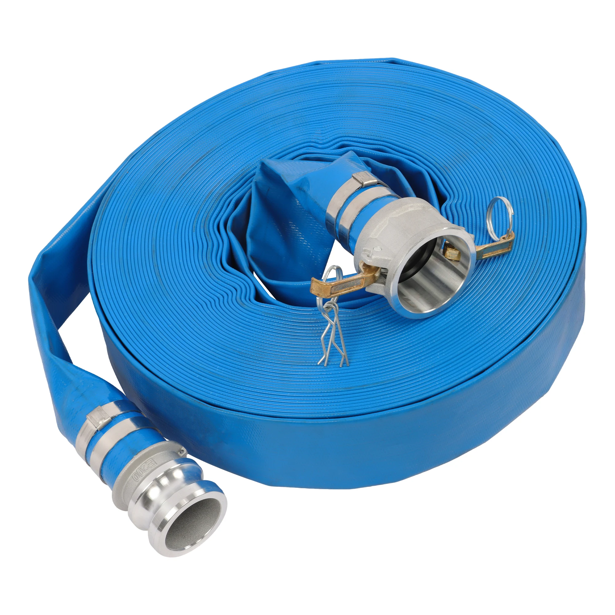 Синий ПВХ-шланг для полива 2 дюйма x 100 футов с двумя алюминиевыми фитингами для системы орошения сада и газона
Синий ПВХ-шланг для полива 2 дюйма x 100 футов с двумя алюминиевыми фитингами для системы орошения сада и газона