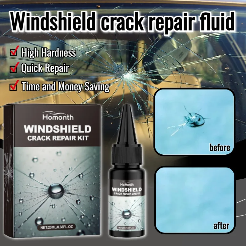 Набор для удаления трещин на ветровом стекле автомобиля, жидкий клей для отверждения трещин, склеивание стекол и царапин, аксессуары для автомобиля, набор для восстановления стекол 20 мл
Набор для удаления трещин на ветровом стекле автомобиля, жидкий клей для отверждения трещин, склеивание стекол и царапин, аксессуары для автомобиля, набор для восстановления стекол 20 мл