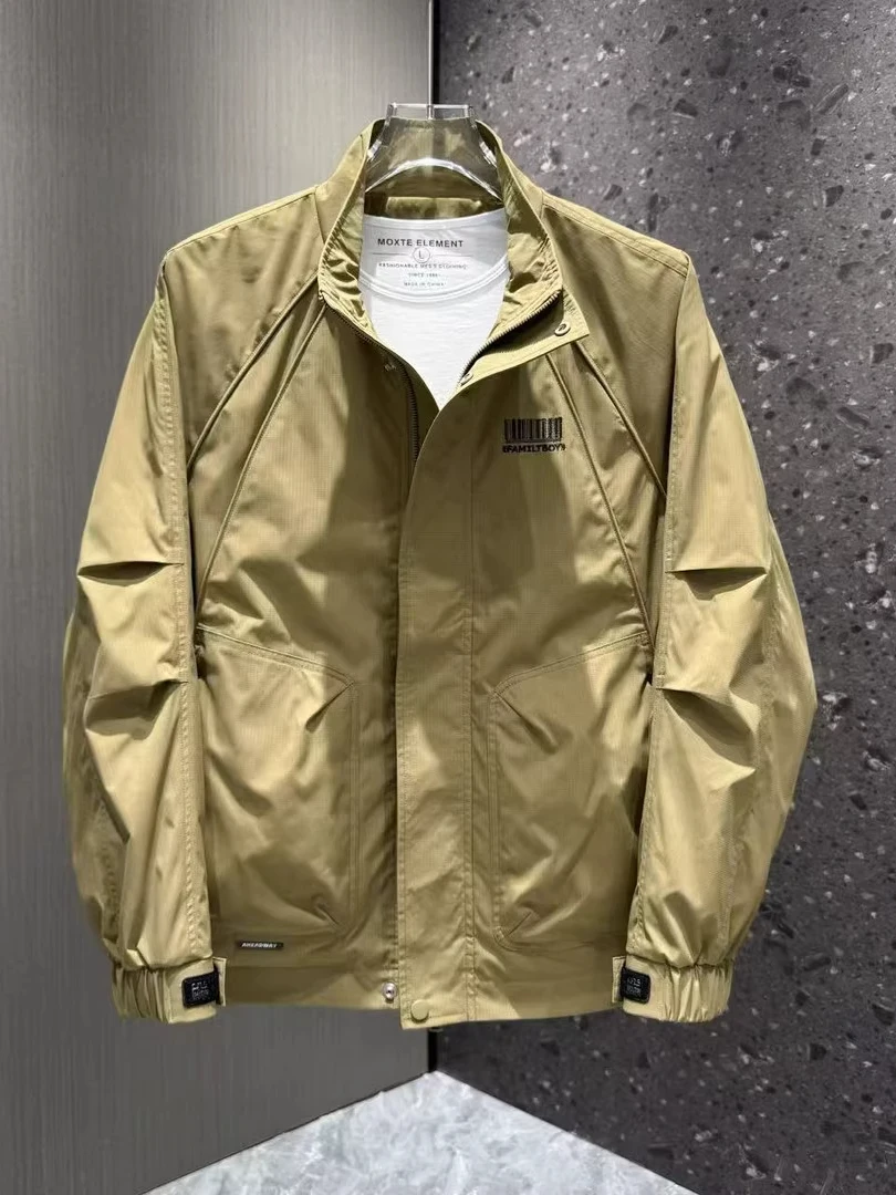 Spring Autumn Men's Casual Stand Collar Workwear Jaet Loose Outdoor Windbreaker Faionable Versatile Youth ular Sle
Spring Autumn Men's Casual Stand Collar Workwear Jaet Loose Outdoor Windbreaker Faionable Versatile Youth ular Sle