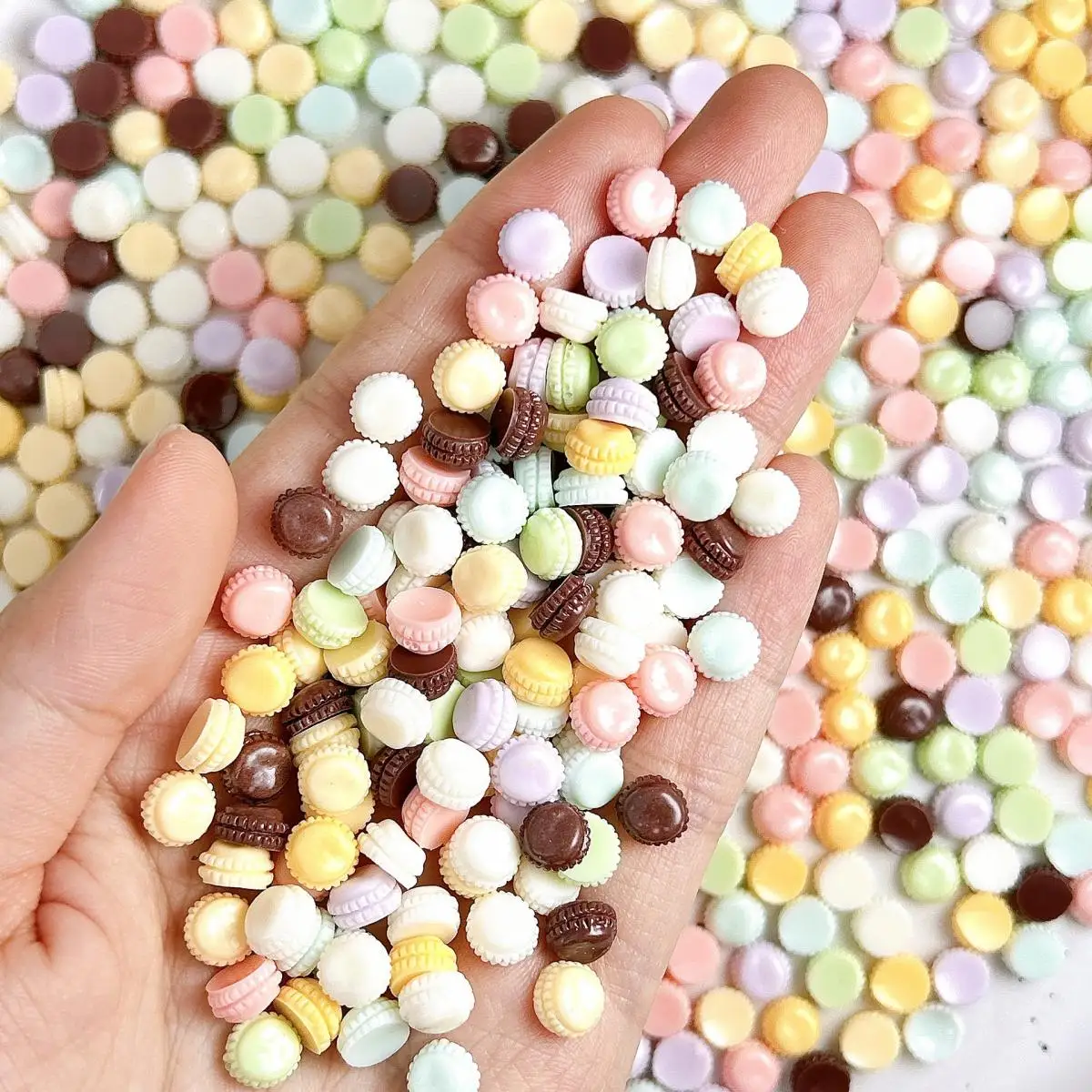 50PCS Cute Mini Simulated Macaron Nail Charms 3D Resin Luminous Mini Macaron Nail Art Decoration Accessories For Manicure DIY
50PCS Cute Mini Simulated Macaron Nail Charms 3D Resin Luminous Mini Macaron Nail Art Decoration Accessories For Manicure DIY