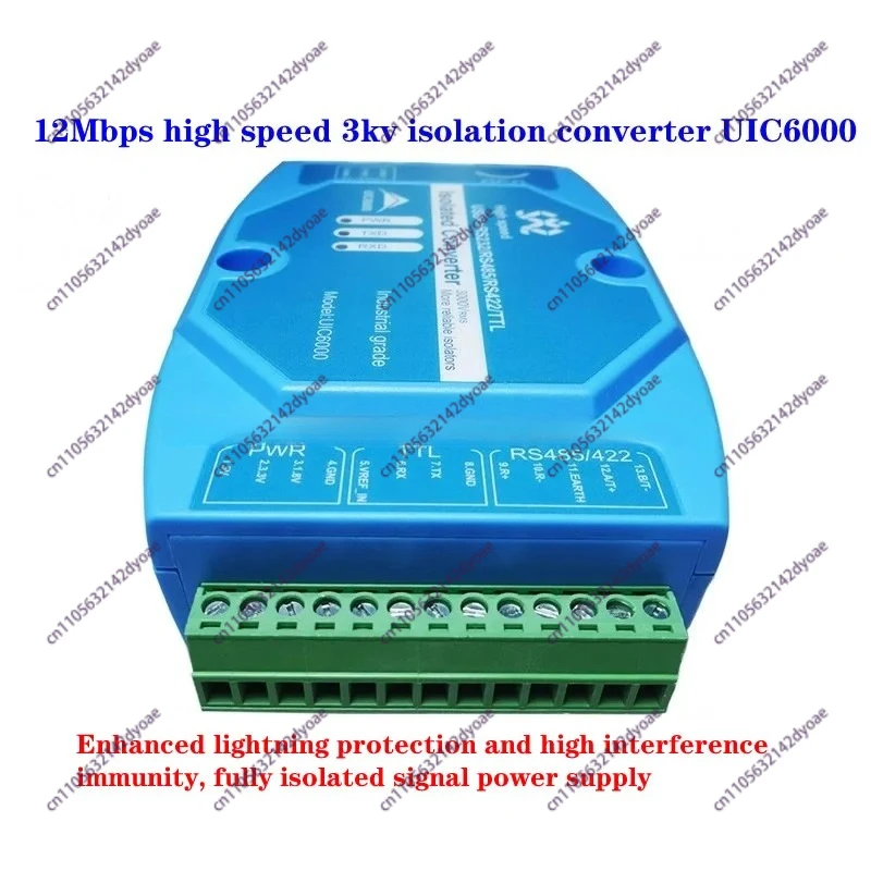 USB to rs485 rs422 rs232 TTL, baud rate up to 12Mbps,UIC6000 Industrial grade high-speed isolation converter
USB to rs485 rs422 rs232 TTL, baud rate up to 12Mbps,UIC6000 Industrial grade high-speed isolation converter
