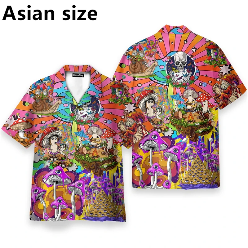 Vintage Psychedelic Graffiti Hawaiian Shirt For Men Women 3D Printed Floral Short Sleeves Button Shirts Summer Street Blouses
Vintage Psychedelic Graffiti Hawaiian Shirt For Men Women 3D Printed Floral Short Sleeves Button Shirts Summer Street Blouses