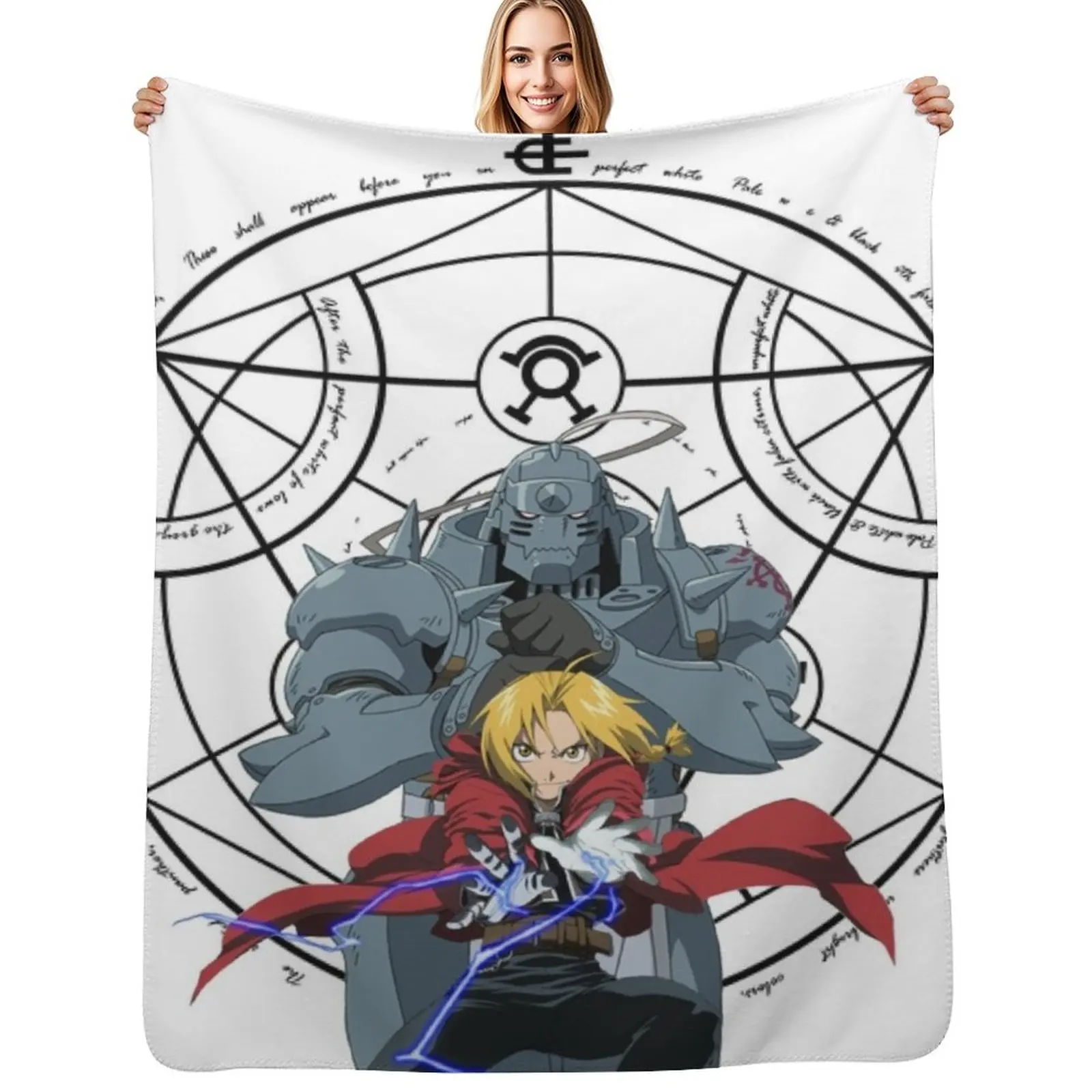 Full Metal Alchemist - Edward and Alphonse Throw Blanket Easy Care Comfortable Blanket for Couch
Full Metal Alchemist - Edward and Alphonse Throw Blanket Easy Care Comfortable Blanket for Couch