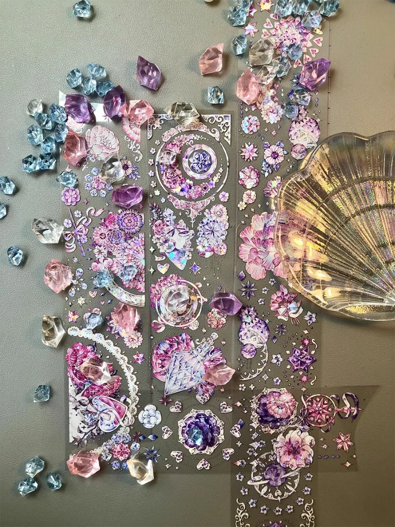 Amazing Star Diamond Flower Shiny Shell PET Tapes Craft Supplies DIY Scrapbooking Card Making Decorative Plan Sticker
Amazing Star Diamond Flower Shiny Shell PET Tapes Craft Supplies DIY Scrapbooking Card Making Decorative Plan Sticker