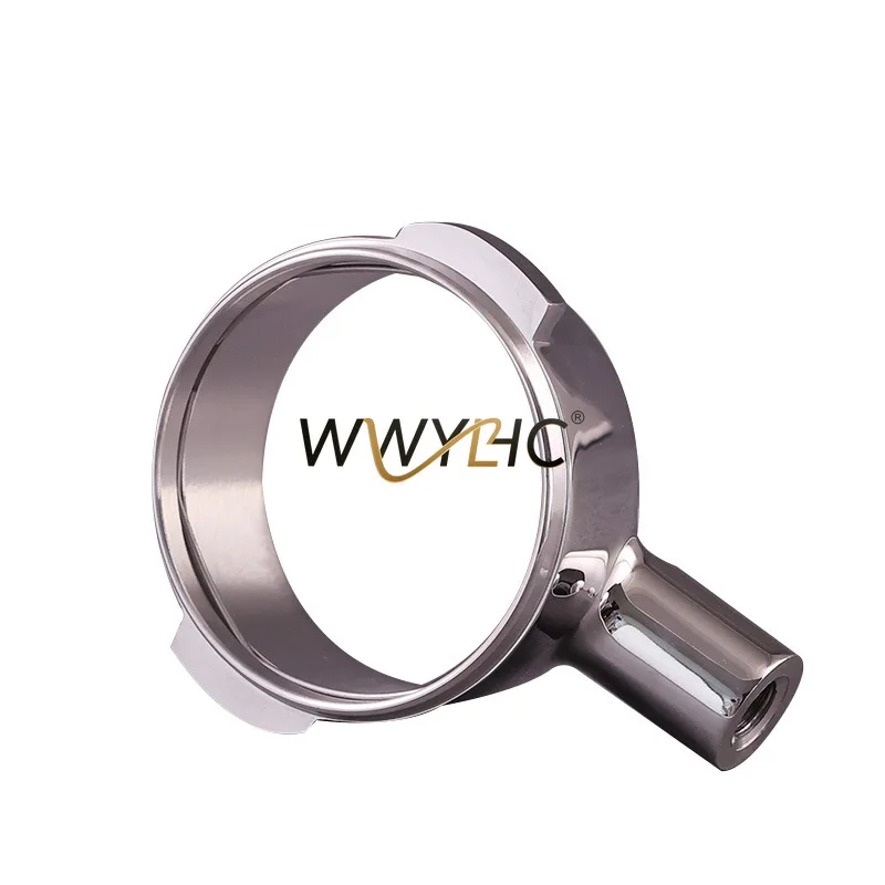 Suitable for 58mm Aibao E61 Universal Bottomless Stainless Steel Coffee Maker Handle
Suitable for 58mm Aibao E61 Universal Bottomless Stainless Steel Coffee Maker Handle