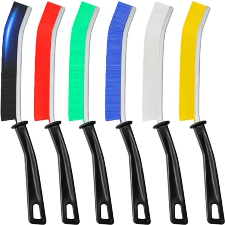 Curated Picks 6Pcs Hard Bristle Crevice Cleaning Brush, Multifunctional Premium Crevice Cleaning Tool, Designed for Cleaning Na
Curated Picks 6Pcs Hard Bristle Crevice Cleaning Brush, Multifunctional Premium Crevice Cleaning Tool, Designed for Cleaning Na