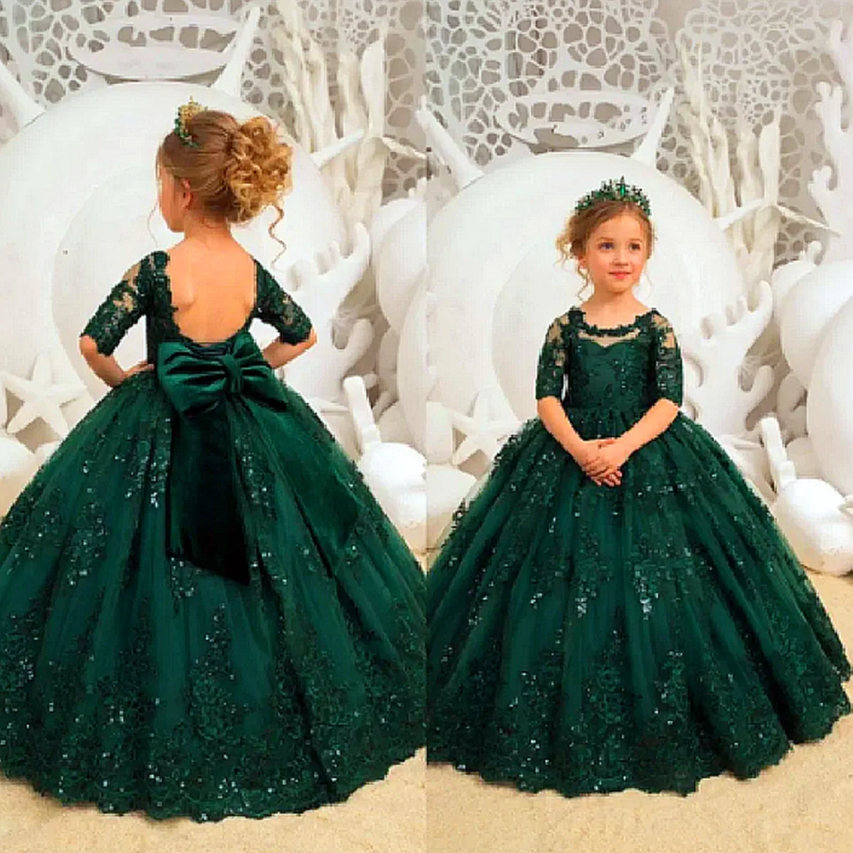Flower Girl Dresses For Wedding Long Princess Girls Pageant Holy Birthday Party Prom Communion Costumes BaptismDream Gift
Flower Girl Dresses For Wedding Long Princess Girls Pageant Holy Birthday Party Prom Communion Costumes BaptismDream Gift