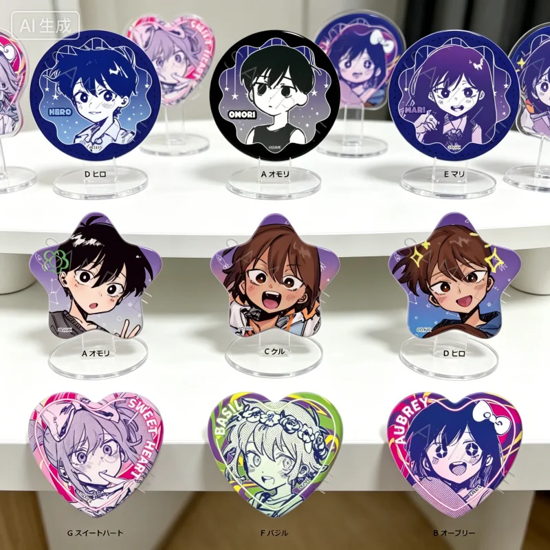 Anime OMORI 15cm Hero Omori Acrylic Stand Figure Keychain Desktop Ornament Decorations Accessories Exquisite Products
Anime OMORI 15cm Hero Omori Acrylic Stand Figure Keychain Desktop Ornament Decorations Accessories Exquisite Products