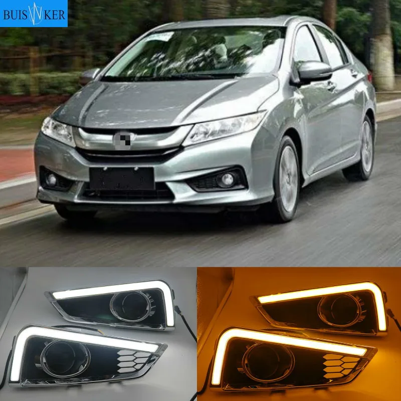 1 комплект светодиодный светодиодных ламп для Honda City 2015 2016 с желтой функцией поворота, дневные ходовые огни дневного света DRL
1 комплект светодиодный светодиодных ламп для Honda City 2015 2016 с желтой функцией поворота, дневные ходовые огни дневного света DRL