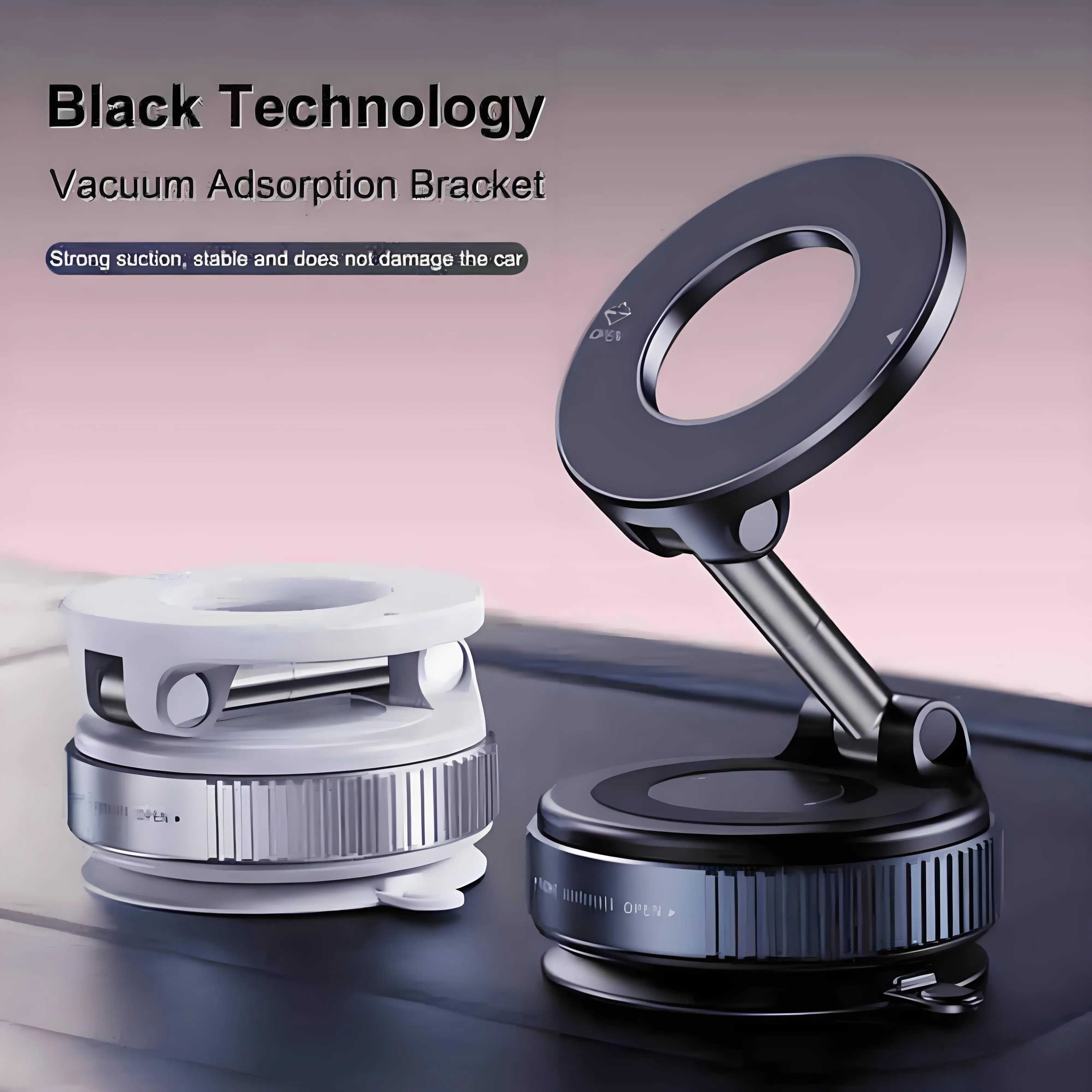 360° Adjustable Vacuum Suction Magnetic Bracket Car Phone Holder for Magsafe IPhone Samsung Foldable Magnet Mag Safe Stand Mount
360° Adjustable Vacuum Suction Magnetic Bracket Car Phone Holder for Magsafe IPhone Samsung Foldable Magnet Mag Safe Stand Mount