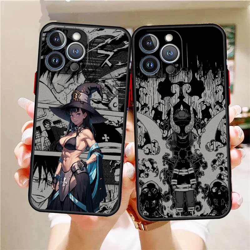 Anime Cartoon Fire Force Frosted Translucent For Apple iPhone 15 14 13 12 11 XS XR X 8 7 SE Pro Max Plus Mini Funda Phone Case
Anime Cartoon Fire Force Frosted Translucent For Apple iPhone 15 14 13 12 11 XS XR X 8 7 SE Pro Max Plus Mini Funda Phone Case