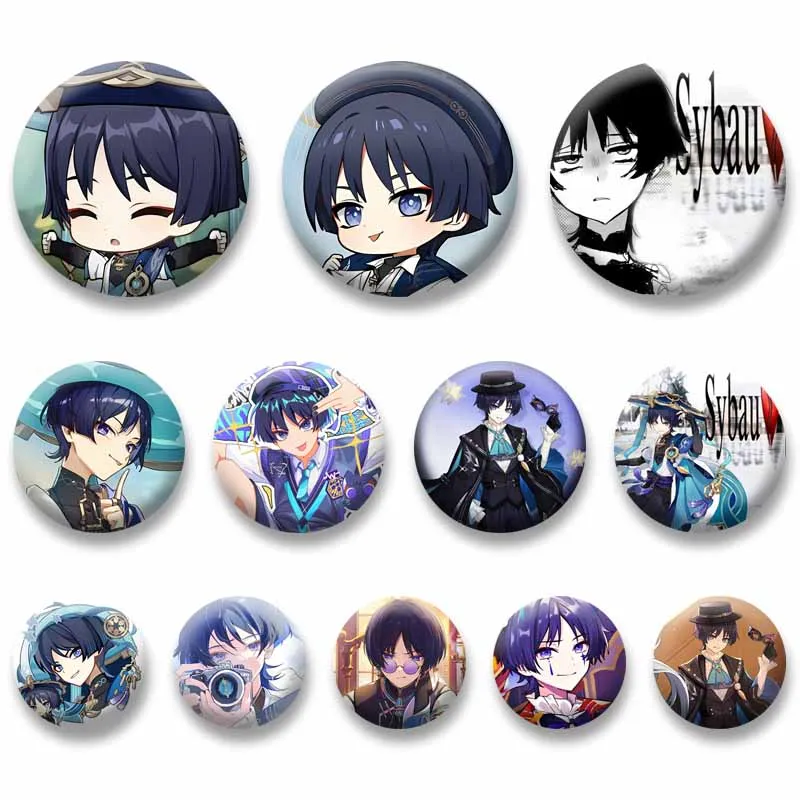 Fashion Round Anime Game Badge Genshin Impact Wanderer Enamel Pin Round Lapel Brooch for Bag Briefcase Clothes Hat Jewelry Gifts
Fashion Round Anime Game Badge Genshin Impact Wanderer Enamel Pin Round Lapel Brooch for Bag Briefcase Clothes Hat Jewelry Gifts