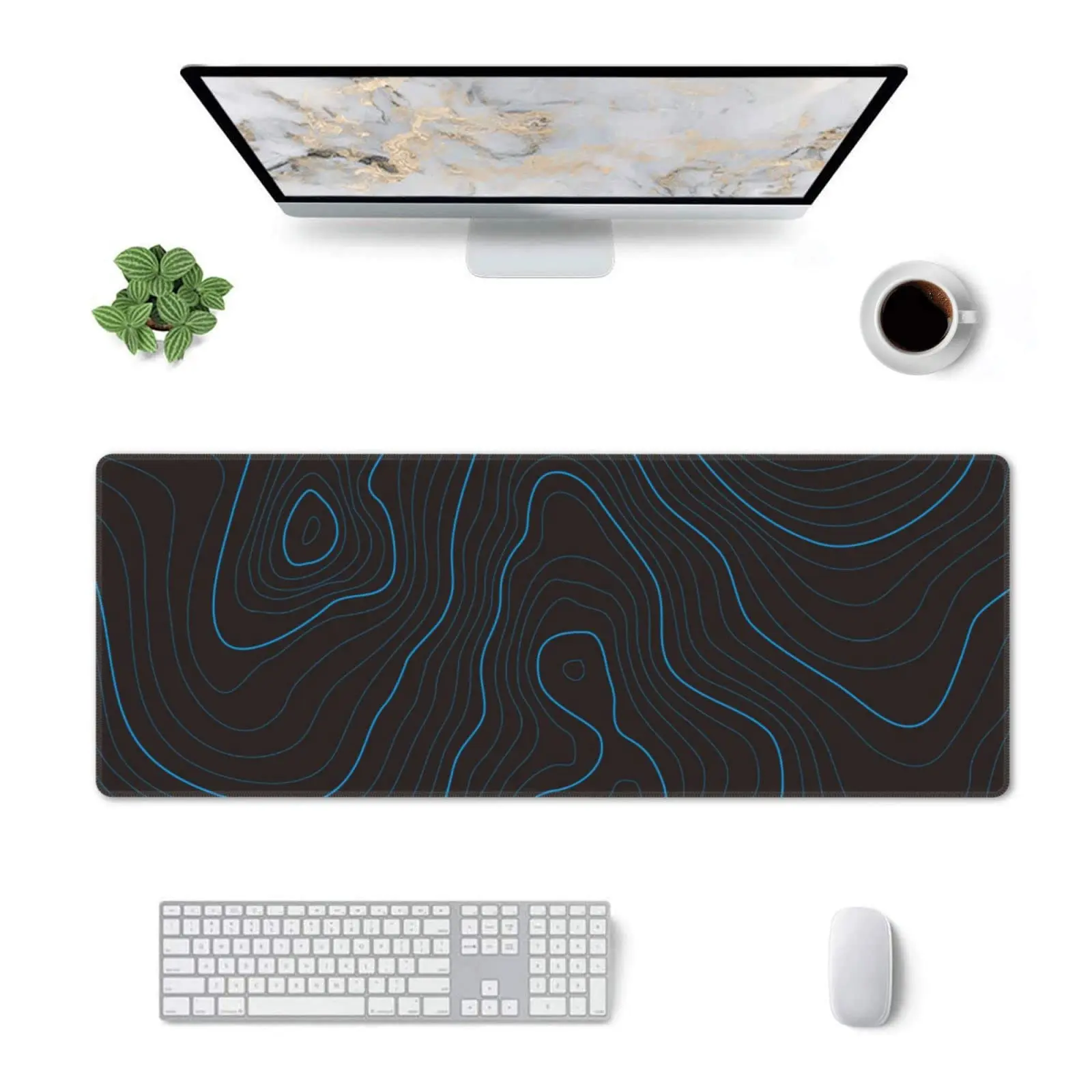 Blue Geographic Texture Pattern Table Mat, Simple Style Mouse Pad, Large Mousepad, Perfect Gift for Friends and Colleagues.
Blue Geographic Texture Pattern Table Mat, Simple Style Mouse Pad, Large Mousepad, Perfect Gift for Friends and Colleagues.