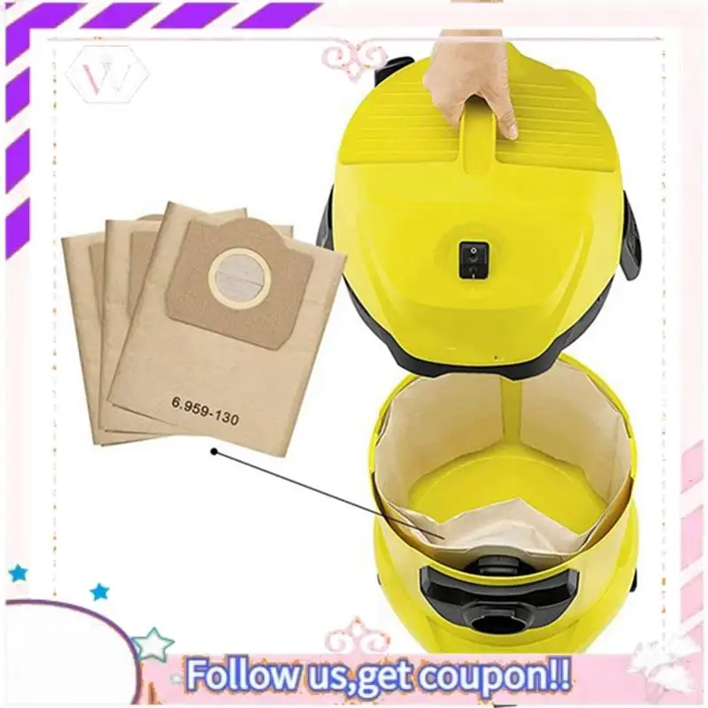 Прочные 16 шт. мешки для пыли, аксессуары для Karcher 6.959-130.0, фильтрующие мешки для A2201 WD3, бумажный мешок, детали для пылесоса
Прочные 16 шт. мешки для пыли, аксессуары для Karcher 6.959-130.0, фильтрующие мешки для A2201 WD3, бумажный мешок, детали для пылесоса