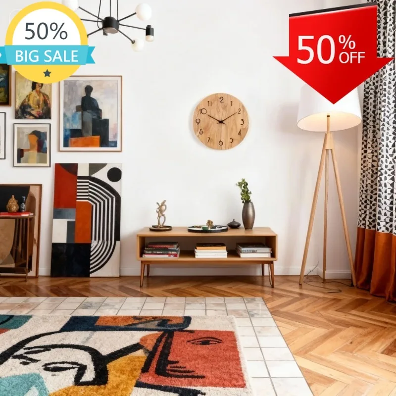 Solid Wood Nordic Silent Wall Clocks Circular Wood Grain Borderless Living Room Wall Clocks Modern Simple Creative Home Decor
Solid Wood Nordic Silent Wall Clocks Circular Wood Grain Borderless Living Room Wall Clocks Modern Simple Creative Home Decor