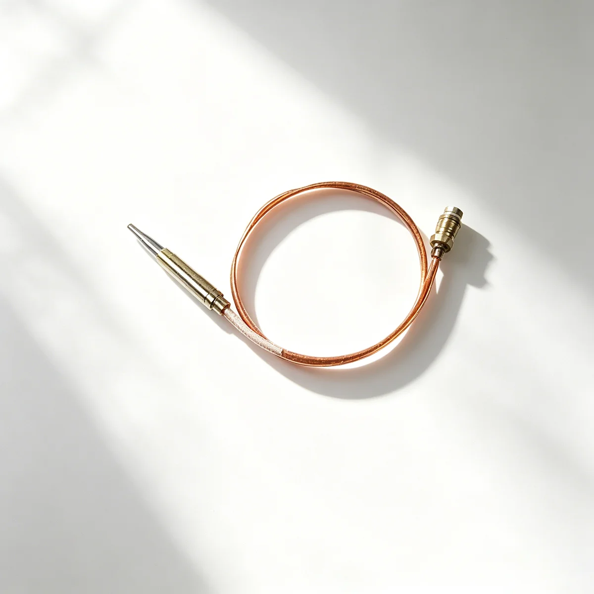 Flameout Protection Thermocouple Copper Wire with Threaded Connector for Gas Boiler Gas Heater Fireplace Gas Stove Pilot Flame
Flameout Protection Thermocouple Copper Wire with Threaded Connector for Gas Boiler Gas Heater Fireplace Gas Stove Pilot Flame