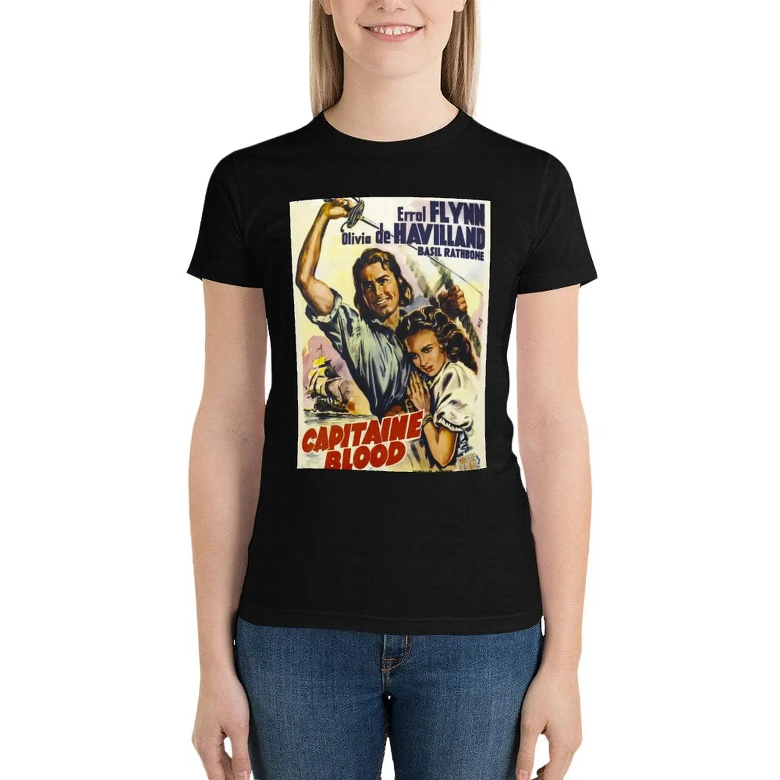 Captain Blood Michael Curtiz T-Shirt animal print shirt for girls vintage clothes Women's summer blouses 2024
Captain Blood Michael Curtiz T-Shirt animal print shirt for girls vintage clothes Women's summer blouses 2024