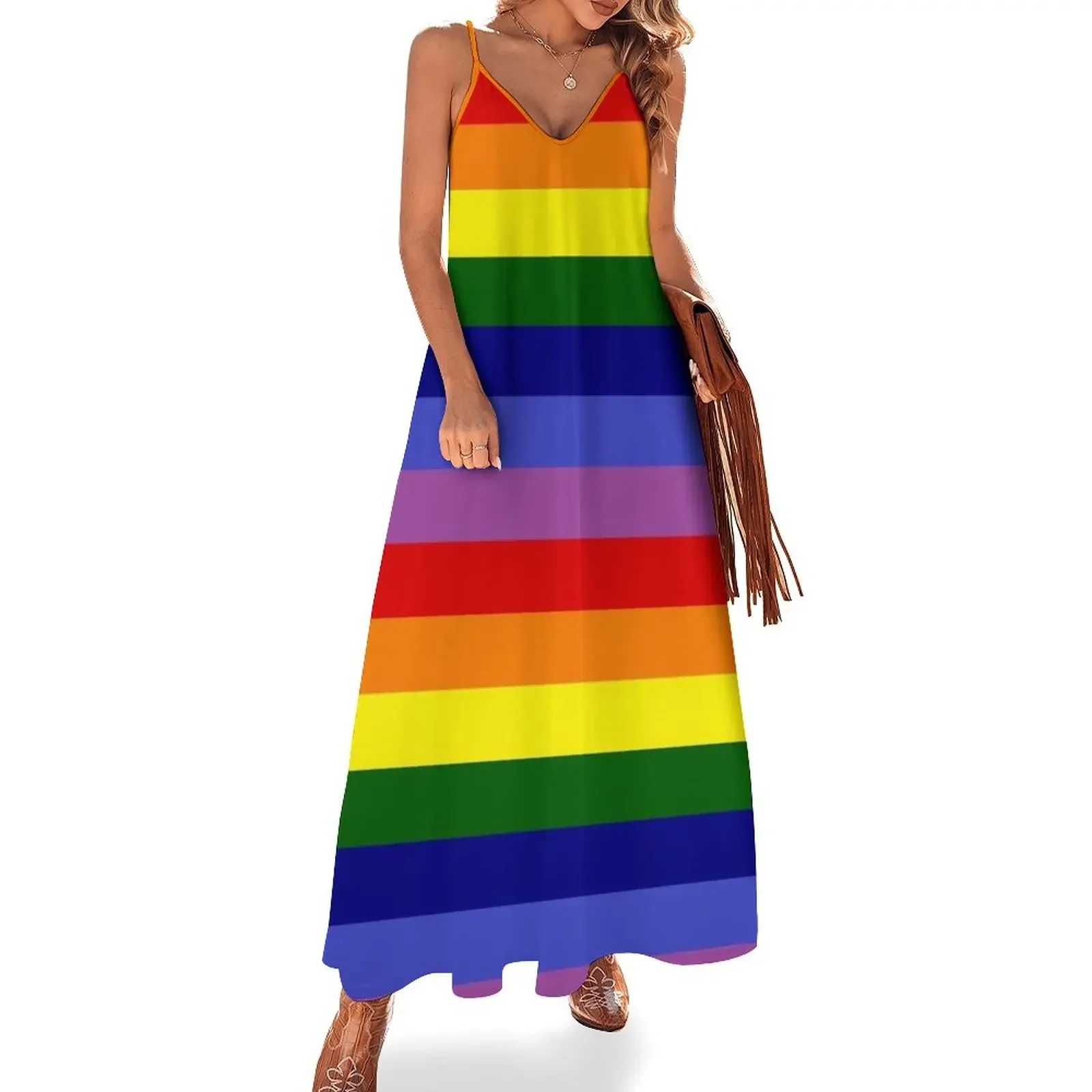 Rainbow Flag Sleeveless Dress summer dresses women 2025 Women's summer dress Dress
Rainbow Flag Sleeveless Dress summer dresses women 2025 Women's summer dress Dress