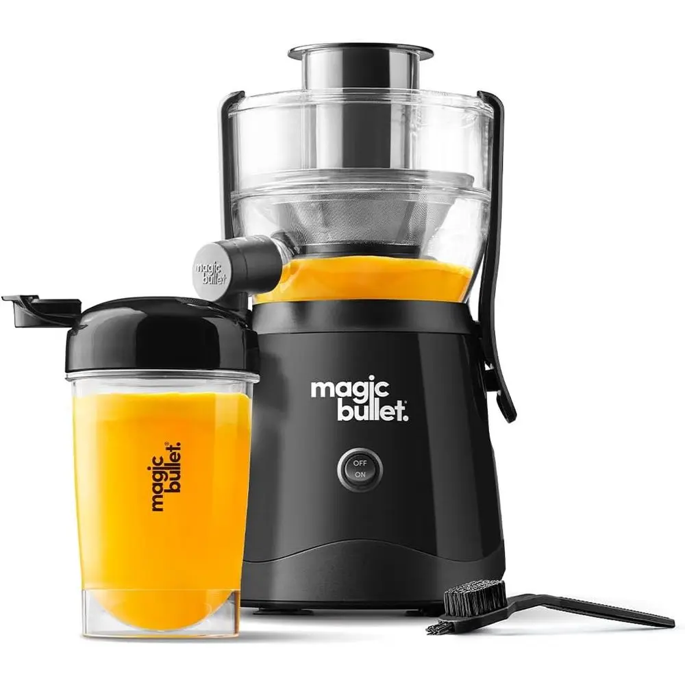 Compact 2 Feed Chute Juicer, 400W, 16oz Capacity, Space-Saving Design, Black
Compact 2 Feed Chute Juicer, 400W, 16oz Capacity, Space-Saving Design, Black