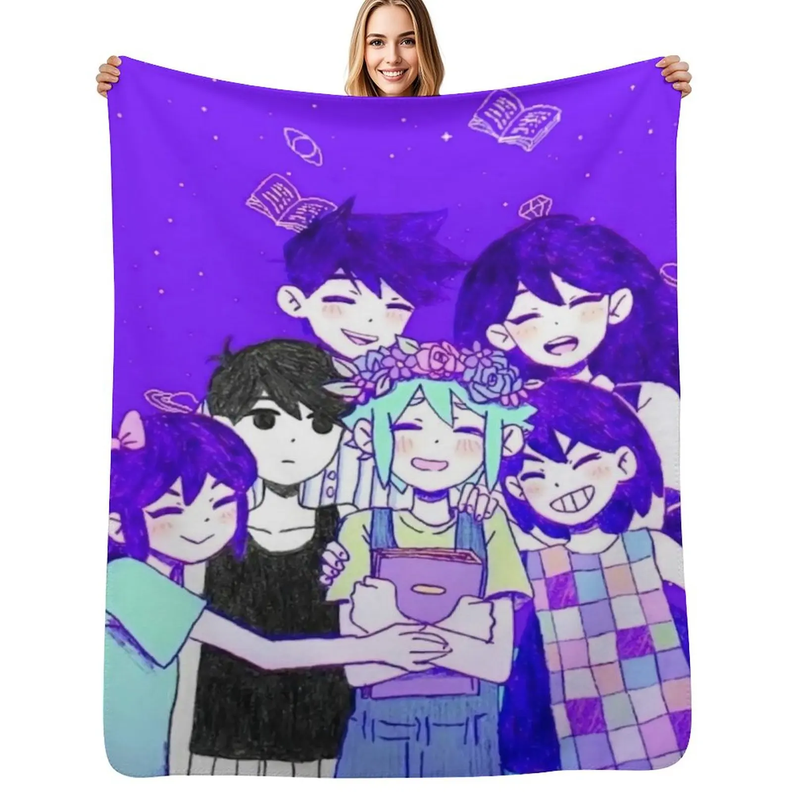 Omori and Friends Throw Blanket Warm Throw Blanket Gift for Anniversary
Omori and Friends Throw Blanket Warm Throw Blanket Gift for Anniversary