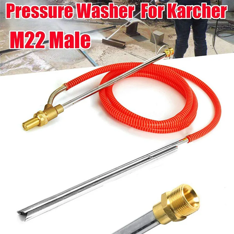5000 PSI Pressure Washer Sandblasting Kit - Wet Abrasive Sandblaster Attachment For Series M22 X 1.5mm Adapter Sandblasting Tube
5000 PSI Pressure Washer Sandblasting Kit - Wet Abrasive Sandblaster Attachment For Series M22 X 1.5mm Adapter Sandblasting Tube