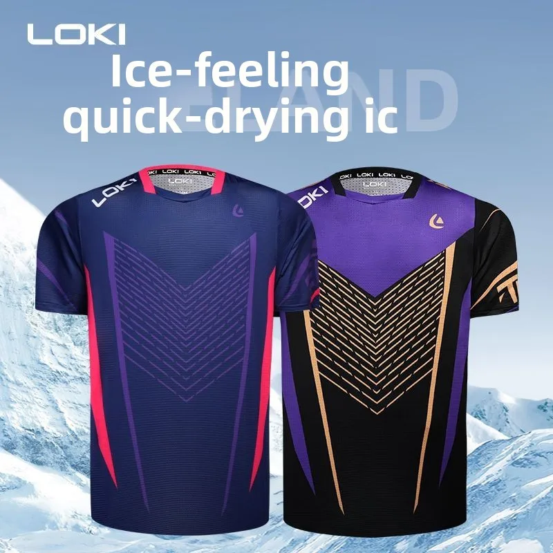 Униформа для настольного тенниса LOKI, новая быстросохнущая спортивная одежда, дышащая мужская и женская тренировочная одежда с короткими рукавами
Униформа для настольного тенниса LOKI, новая быстросохнущая спортивная одежда, дышащая мужская и женская тренировочная одежда с короткими рукавами