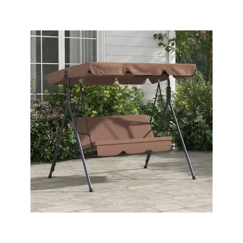 3-Seat Outdoor Swing Chair - Brown Color for Patios and Gardens
3-Seat Outdoor Swing Chair - Brown Color for Patios and Gardens