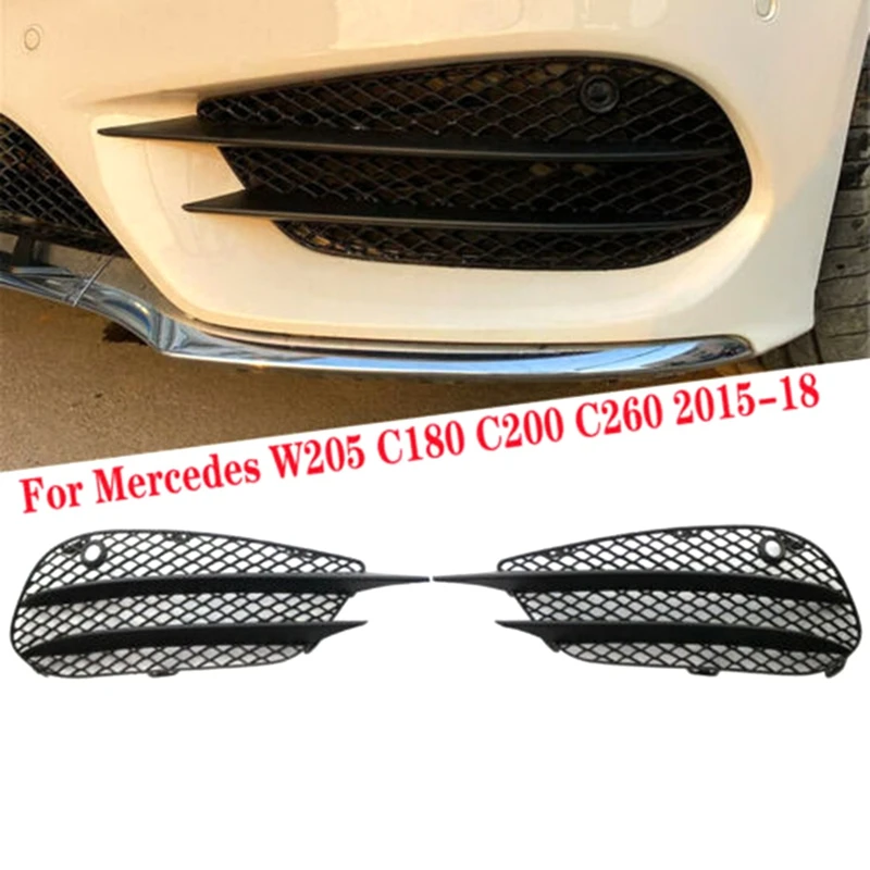 Front Bumper Fog Light Air Vent Grille Cover For Mercedes-Benz C-Class W205 C180 C200 C260 2015-2018 2058852523
Front Bumper Fog Light Air Vent Grille Cover For Mercedes-Benz C-Class W205 C180 C200 C260 2015-2018 2058852523