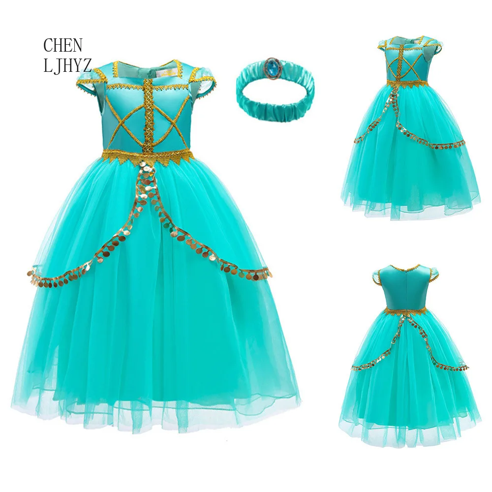 Girl's Enchanted Snow & Sea Princess Dress - Arabian Desert Role Play Gown for Costume Party & Stage Performance
Girl's Enchanted Snow & Sea Princess Dress - Arabian Desert Role Play Gown for Costume Party & Stage Performance