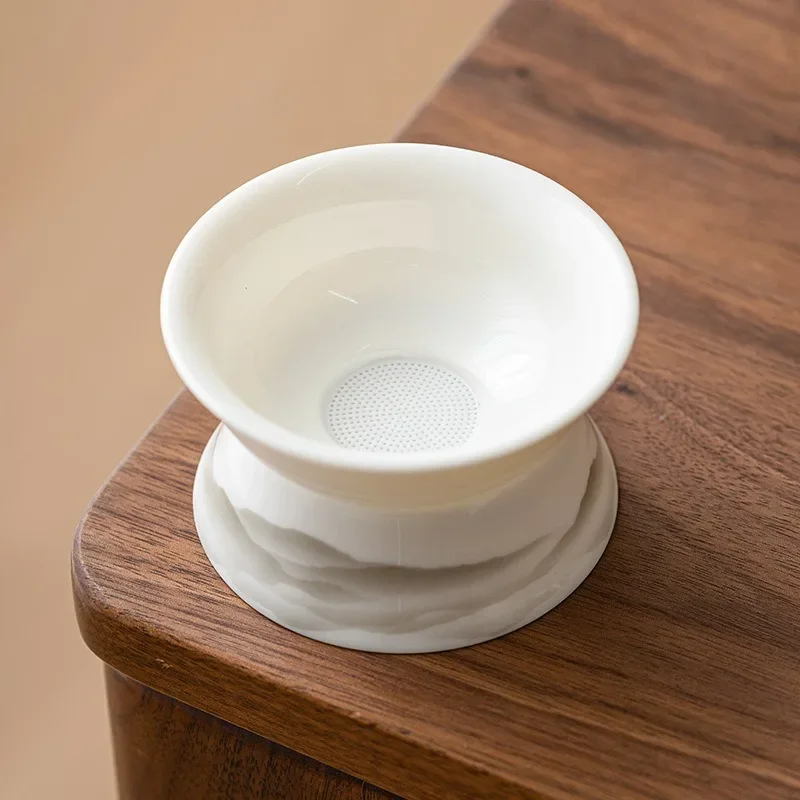 Jade Porcelain Chinese Tea Infuser Mountain Ceramic Strainer Teaware Zen Tea Accessories Tools Filter Sieve For Tea Maker
Jade Porcelain Chinese Tea Infuser Mountain Ceramic Strainer Teaware Zen Tea Accessories Tools Filter Sieve For Tea Maker