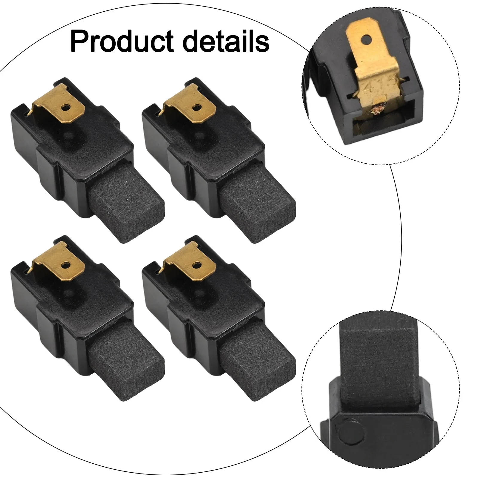 Угольные щетки для электроинструмента 6*9*19 мм, запчасти для электрических гайковертов 6905H, 6904vh, для CB-415, CB-417, 191955-1, для HP1030, 6402
Угольные щетки для электроинструмента 6*9*19 мм, запчасти для электрических гайковертов 6905H, 6904vh, для CB-415, CB-417, 191955-1, для HP1030, 6402