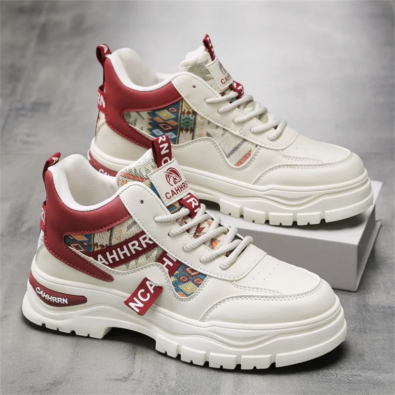 High-Top Men's Shoes Spring Trendy Brand Premium Casual Teenage Anti-Slip Sports Thick Bottom Heightening Trendy Shoes
High-Top Men's Shoes Spring Trendy Brand Premium Casual Teenage Anti-Slip Sports Thick Bottom Heightening Trendy Shoes
