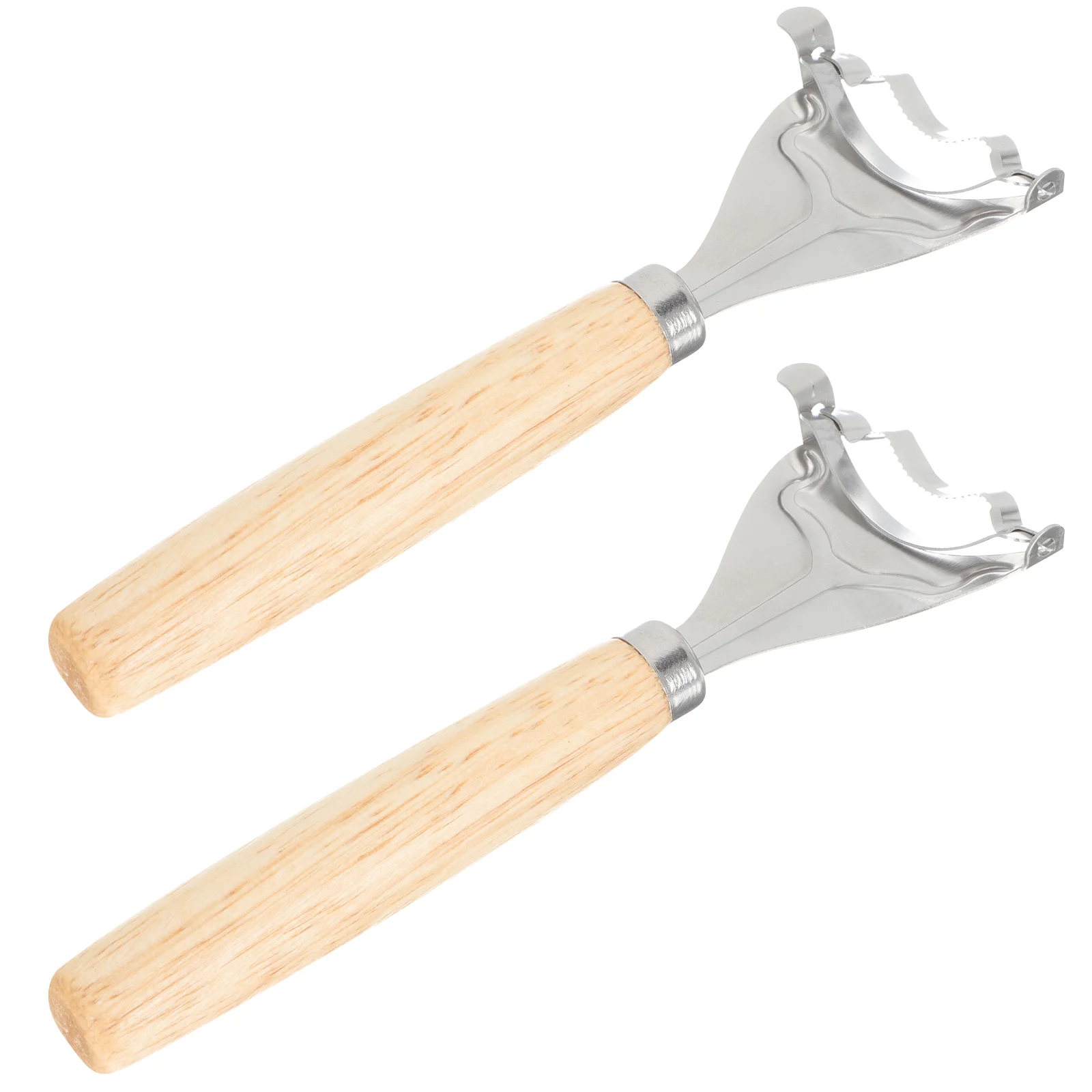 2 Pcs Wooden Handle Corn Planer Stripping Tool Stainless Steel Strippers Scraper Manual Threshing Remover
2 Pcs Wooden Handle Corn Planer Stripping Tool Stainless Steel Strippers Scraper Manual Threshing Remover