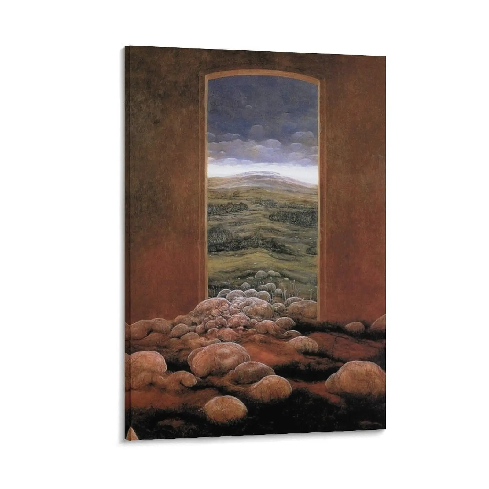 Untitled (Doorway), by Zdzisaw Beksiński Canvas Painting decoration aesthetic living room decoration
Untitled (Doorway), by Zdzisaw Beksiński Canvas Painting decoration aesthetic living room decoration