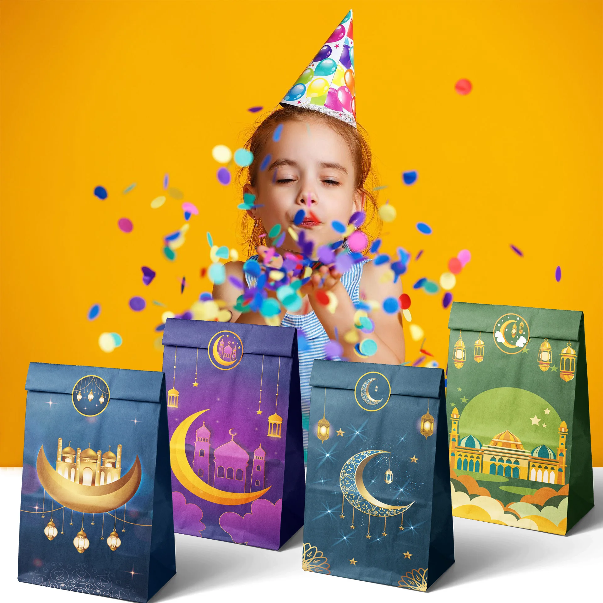 12pcs Eid Mubarak Gift Bags Ramadan Kareem Eid Mubarak Decoration 2025Candy Packing Pouch Islamic Muslim Party kraft paper bag
12pcs Eid Mubarak Gift Bags Ramadan Kareem Eid Mubarak Decoration 2025Candy Packing Pouch Islamic Muslim Party kraft paper bag