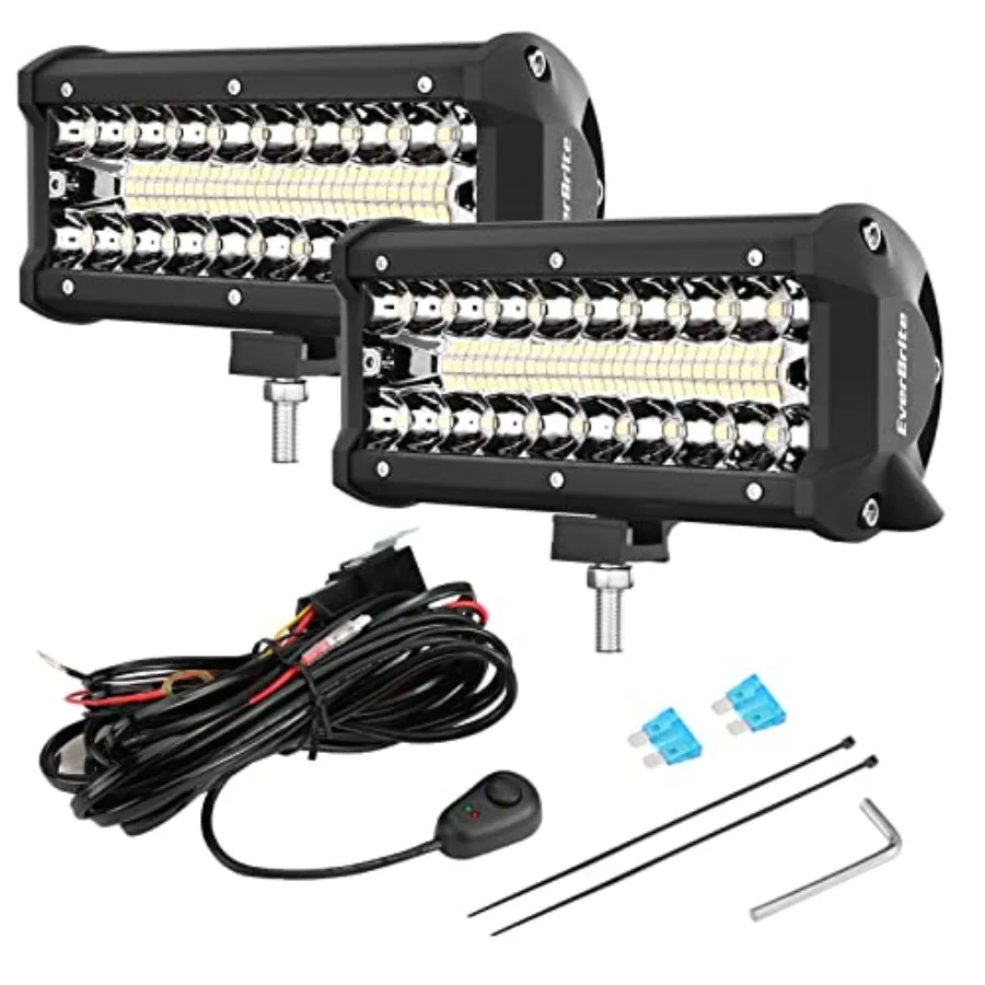 【Spot goods】2PCS 7 Inch 150W Light Bar Spot Flood Off Road Fog Driving Work Light for Truck Car ATV SUV Cabin Boat with 16AWG W
【Spot goods】2PCS 7 Inch 150W Light Bar Spot Flood Off Road Fog Driving Work Light for Truck Car ATV SUV Cabin Boat with 16AWG W