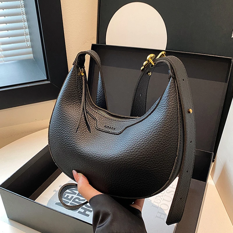 Cross border niche handbag women's 2025 new versatile single shoulder crossbody armpit bag casual fashion crescent bag
Cross border niche handbag women's 2025 new versatile single shoulder crossbody armpit bag casual fashion crescent bag
