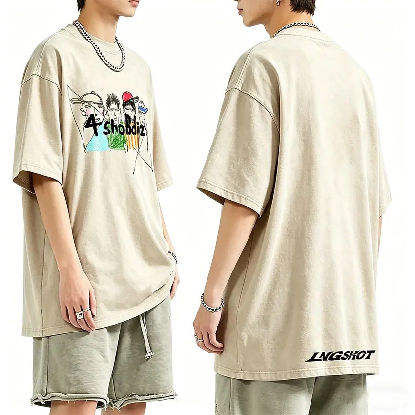 Kpop Fashion Jay Park LNGSHOT Vintage Washed T-shirt 4SHOBOIZ Merch T-shirts Men's Women Casual High Quality T Shirts Streetwear
Kpop Fashion Jay Park LNGSHOT Vintage Washed T-shirt 4SHOBOIZ Merch T-shirts Men's Women Casual High Quality T Shirts Streetwear