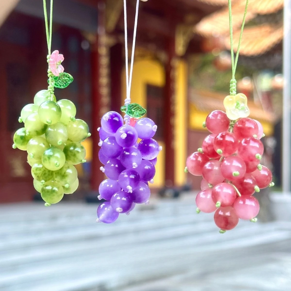 Chinese Temple Cultural and Creative Agate Jasper Grape Pendant Bag Mobile Phone Key Chain Ornament Amulet Graduation Gift
Chinese Temple Cultural and Creative Agate Jasper Grape Pendant Bag Mobile Phone Key Chain Ornament Amulet Graduation Gift