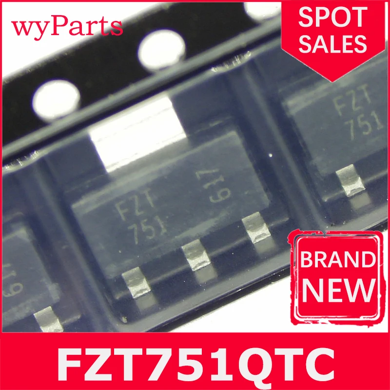 New/1Pcs FZT751QTC FZT751 Bipolar Transistors - BJT Pwr Mid Perf Transistor SOT223 T&R 4K
New/1Pcs FZT751QTC FZT751 Bipolar Transistors - BJT Pwr Mid Perf Transistor SOT223 T&R 4K