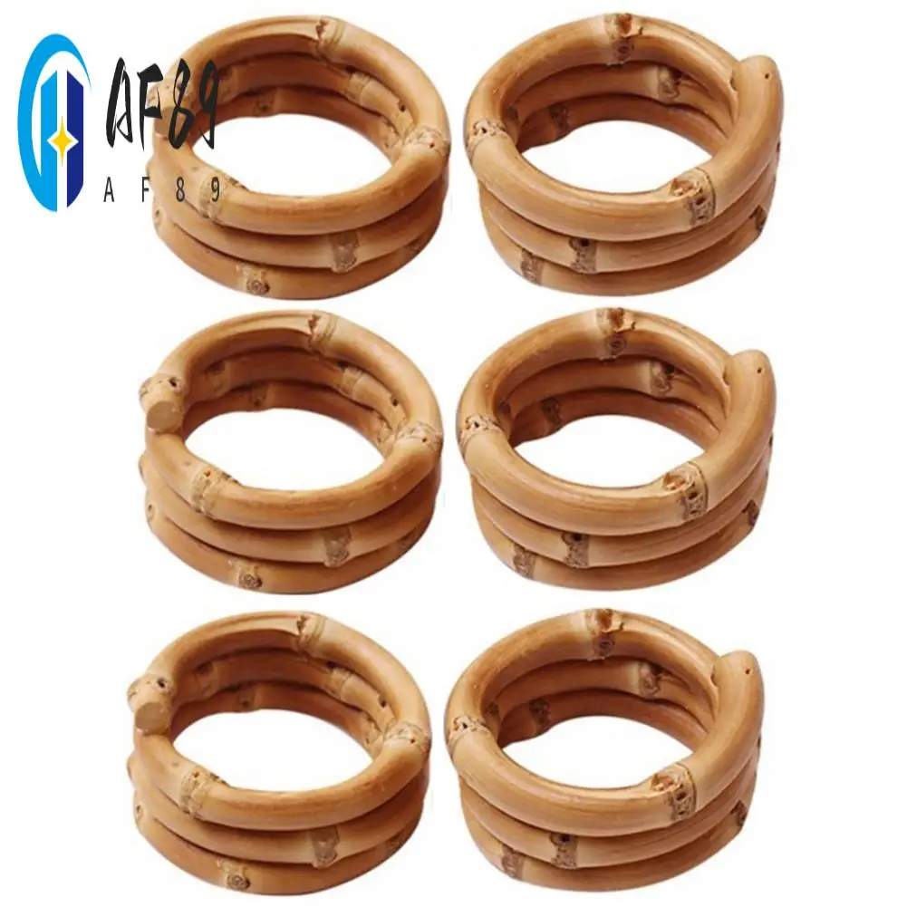 AF89-Handmade Bamboo Napkin Ring, Natural Rustic Napkin Holders Serviette Buckle Holder Set Of 6
AF89-Handmade Bamboo Napkin Ring, Natural Rustic Napkin Holders Serviette Buckle Holder Set Of 6