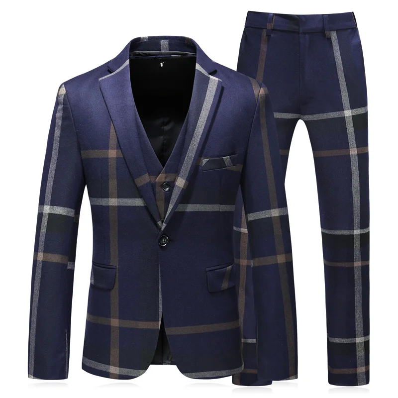 Men's Three-Piece Set - High-Quality Wedding Business Casual Outfit with Vest And Trousers Handsome Fashionable Boutique Collect
Men's Three-Piece Set - High-Quality Wedding Business Casual Outfit with Vest And Trousers Handsome Fashionable Boutique Collect
