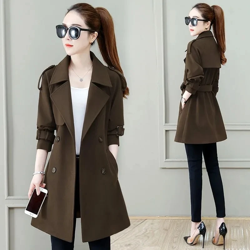 Windbreaker Coat Women Spring Autumn 2024 New Popular Mid length High end Fashion Women Coat Temperament Coat windbreaker jacke
Windbreaker Coat Women Spring Autumn 2024 New Popular Mid length High end Fashion Women Coat Temperament Coat windbreaker jacke